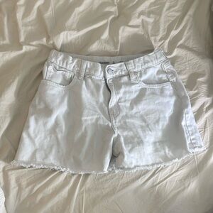 old navy white jean shorts